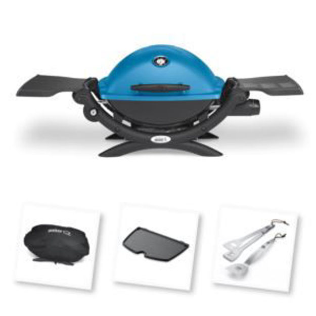 Picture of KIT Q1200 Grill +2pc Tool/Griddle/Cover -Blue