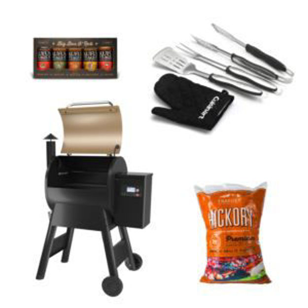 Picture of Pro 575 Smart Pellet Grill/Smoker Starter Set Bronze