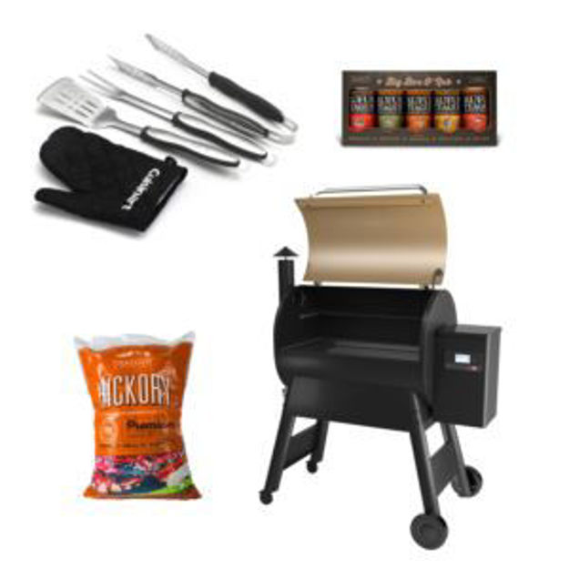 Picture of Pro 780 Smart Pellet Grill/Smoker Starter Set Bronze