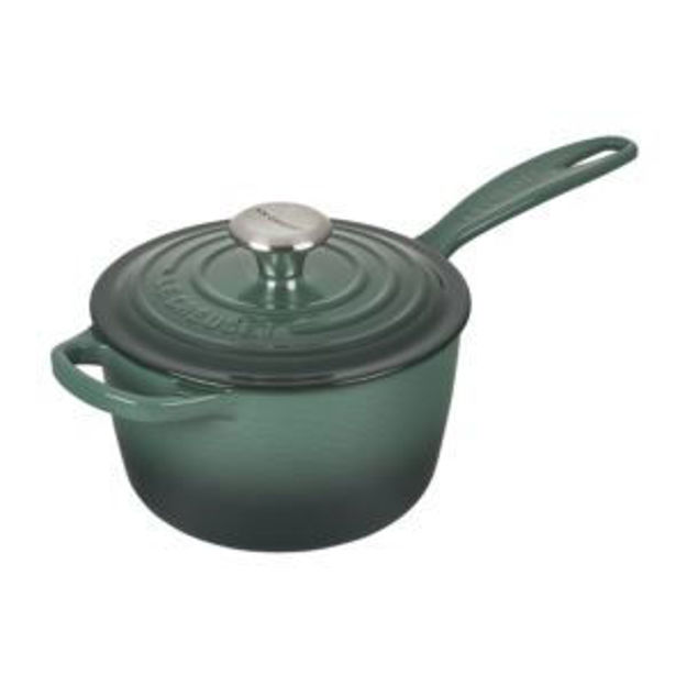 Picture of 2.25qt Signature Cast Iron Saucepan Artichaut