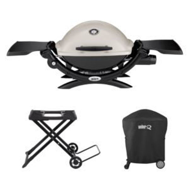 Picture of KIT Q1200 LP Gas Grill w/ Cart + Cover