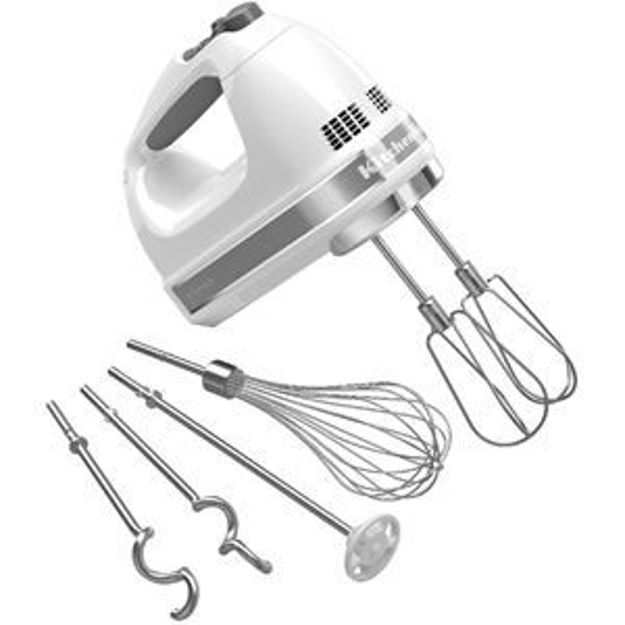 Picture of 9-Speed Hand Mixer with Turbo Beater II Accessories in White