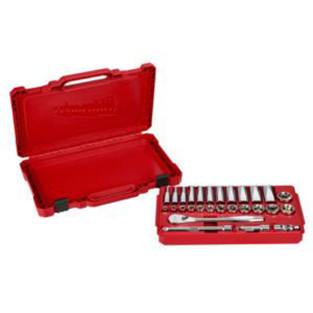 Picture of 3/8" Drive 28pc Ratchet & Socket Set - SAE