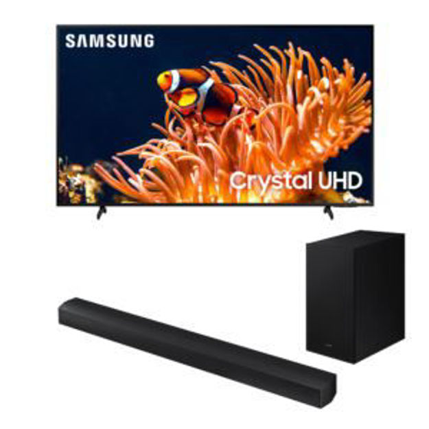 Picture of 65" CU8000 Crystal UHD 4K Smart TV w/ 3.1 Channel B550D Soundbar & Subwoofer