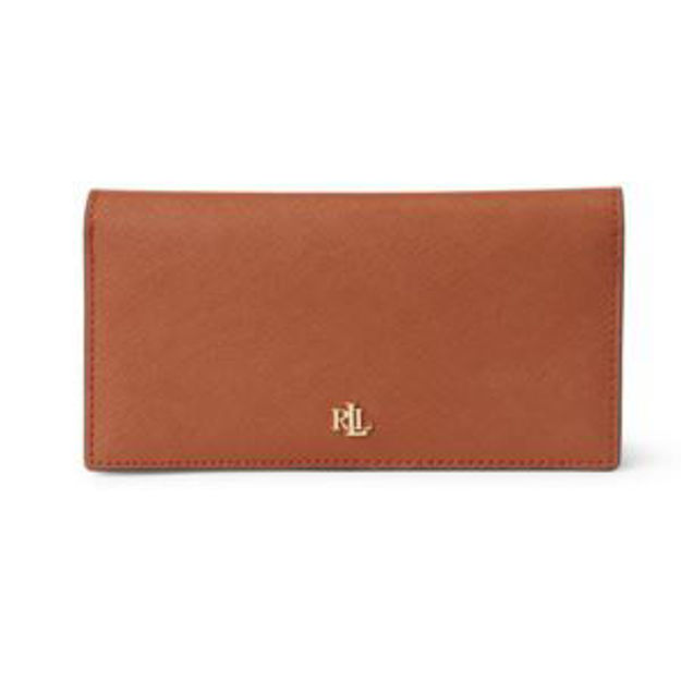 Picture of Saffiano Slim Leather Wallet Lauren Tan