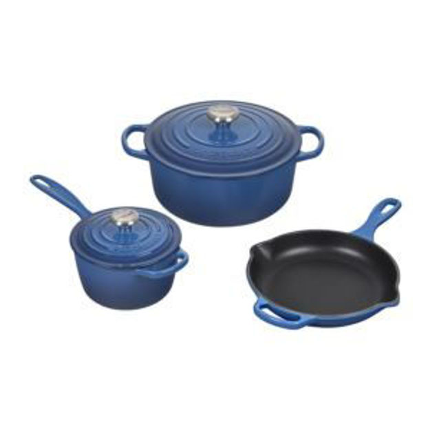 Picture of 5pc Signature Cast Iron Cookware Set Marseille