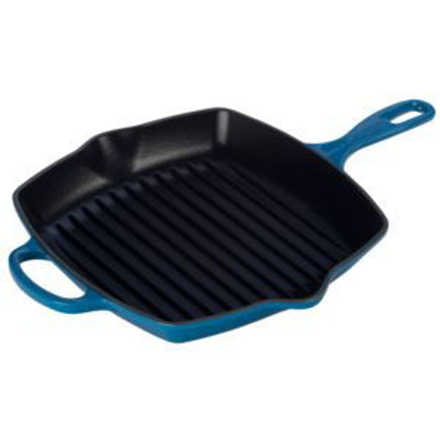 Picture of 10.25" Signature Cast Iron Square Skillet Grill Marseille