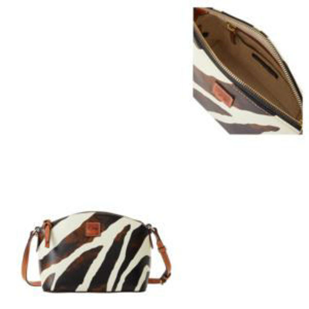 Picture of Zebra Leather Suki Crossbody