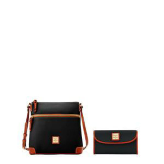 Picture of Pebble Grain Crossbody and Continental Clutch Set