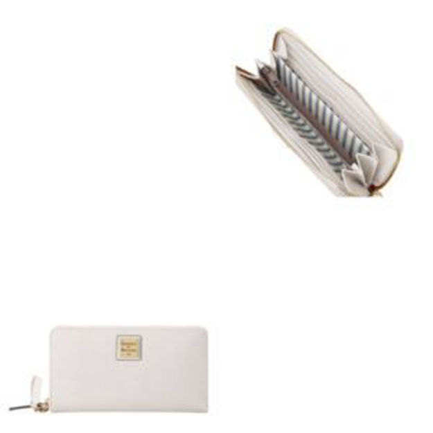 Picture of Saffiano Large Zip Around Wristlet