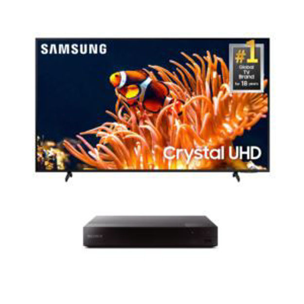 Picture of 55" DU8000 Crystal 4K UHD Smart TV w/ Streaming Blu-Ray Disc Player