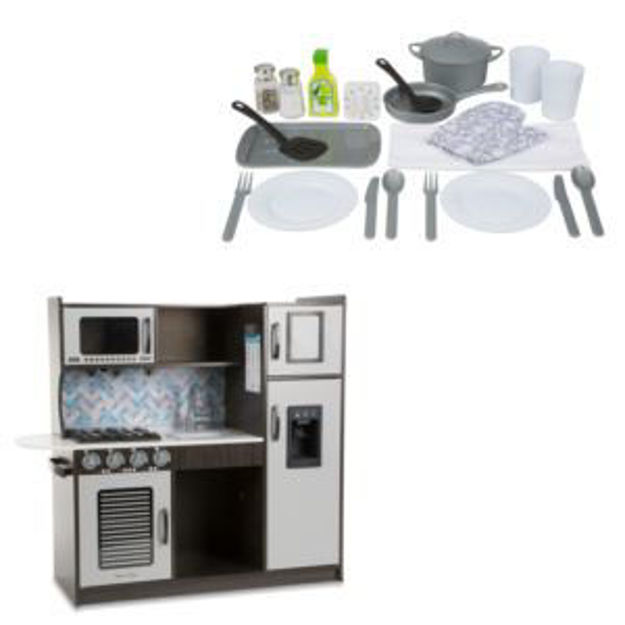 Picture of Chefs Charcoal Kitchen & Accessory Set Bundle