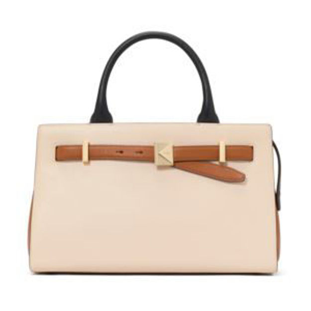 Picture of Deco Colorblocked Satchel - Milk Glass Multi