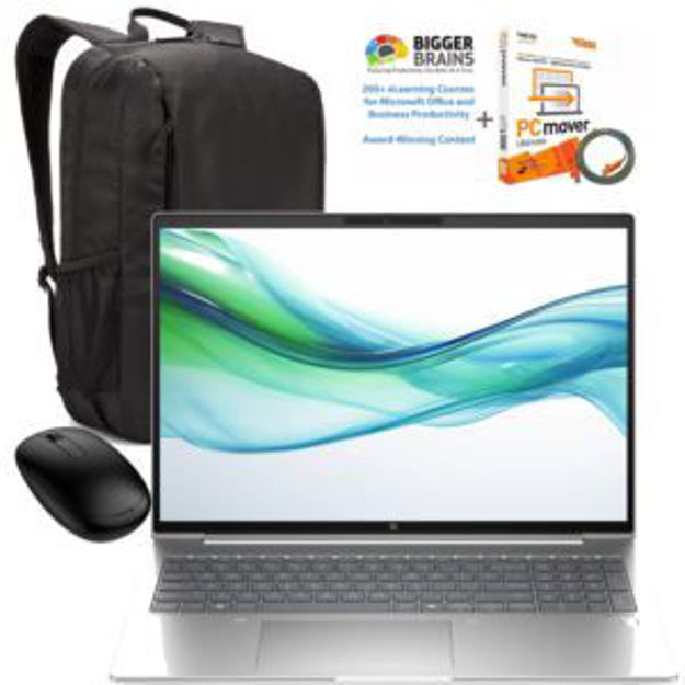 Picture of ProBook 16" Windows 11 Pro Notebook, backpack and wireless mouse