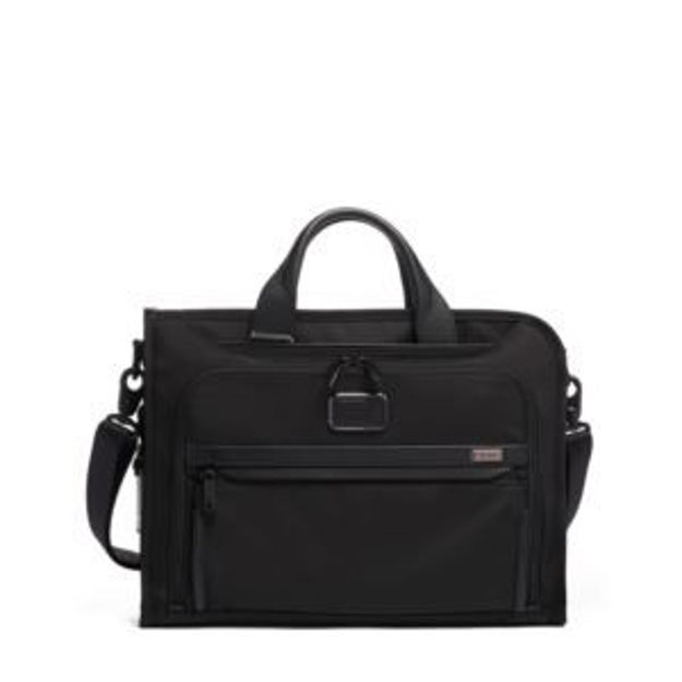 Picture of Alpha Slim Deluxe Portfolio- Black