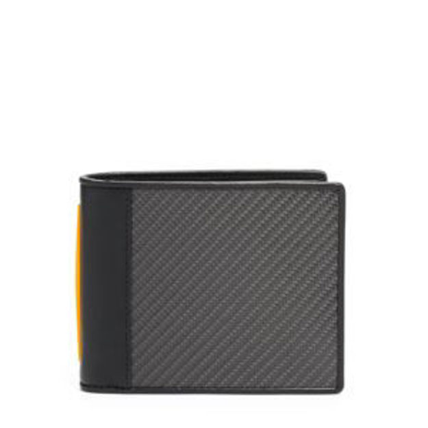 Picture of Mclaren Global Double Billfold- Carbon/Papaya