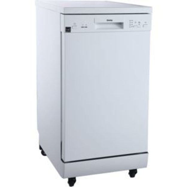 Picture of Energy Star 18" Portable Dishwasher with 4 Wash Programs in White