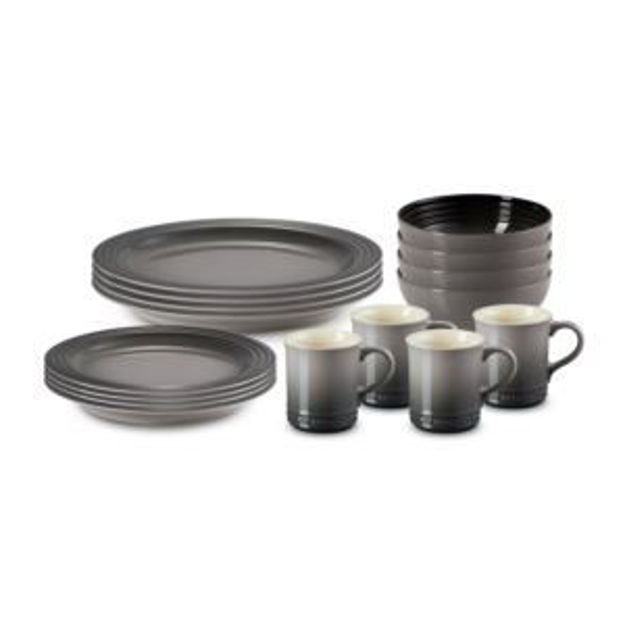 Picture of 16pc Vancouver Dinnerware Set Oyster