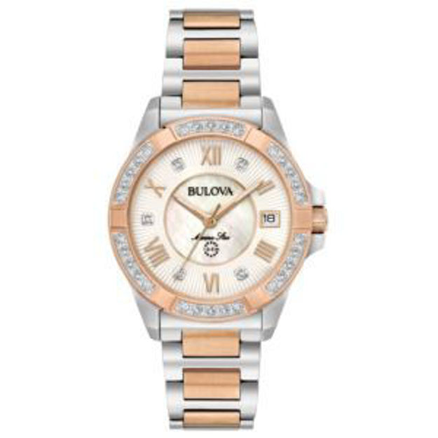 Picture of Ladies' Marine Star L Silver & Rose Gold SS Watch Mother-of-Pearl Dial