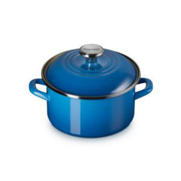 Picture of 3.8qt Enamel on Steel Covered Petite Stockpot Marseille