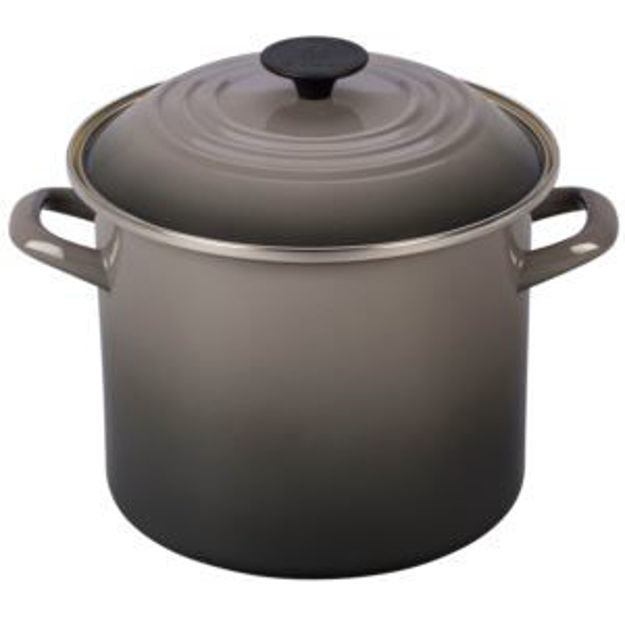 Picture of 8qt Enamel on Steel Covered Stockpot Oyster