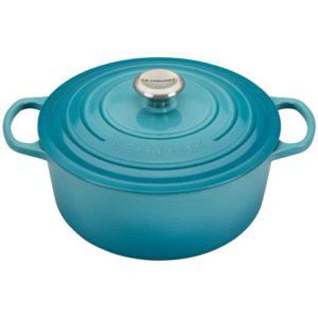 Picture of 5.5qt Signature Cast Iron Round Dutch Oven Carribean