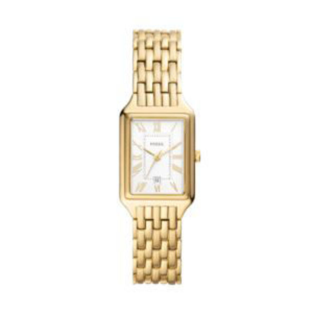 Picture of Ladies' Raquel Gold-Tone Stainless Steel Watch White Dial