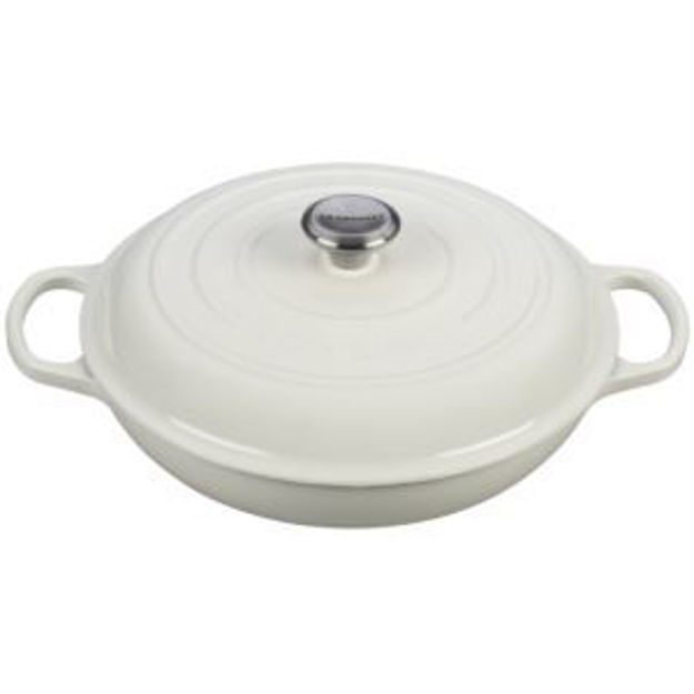 Picture of 3.5qt Signature Cast Iron Braiser White