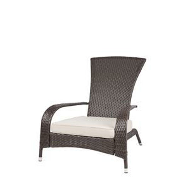 Picture of Coconino Wicker Adirondack Chair Mocha