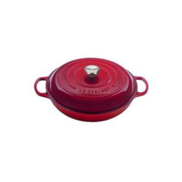 Picture of 5qt Signature Cast Iron Braiser Cerise