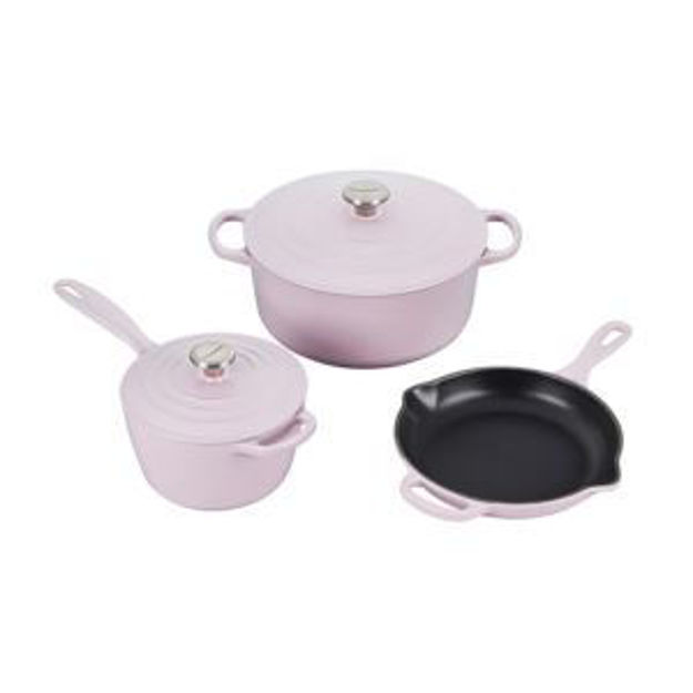 Picture of 5pc Signature Cast Iron Cookware Set Shallot