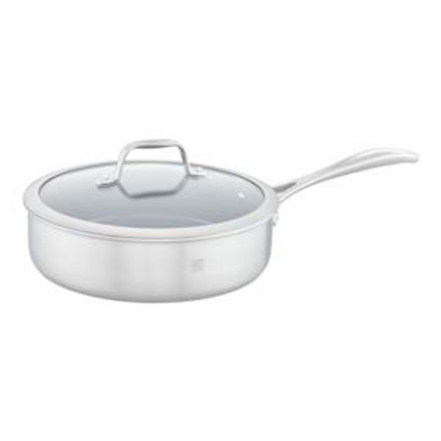 Picture of Spirit 3-Ply 3qt Stainless Steel Ceramic Saute Pan w/ Lid