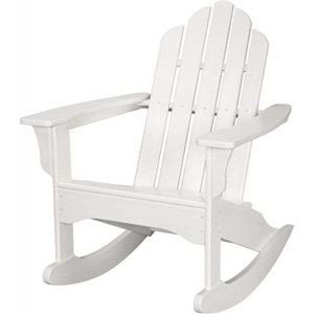 Picture of All-Weather Adirondack Rocking Chair in White