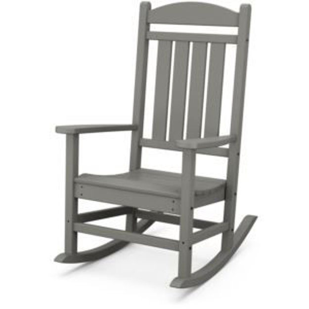 Picture of All-Weather Pineapple Cay Porch Rocker in Grey