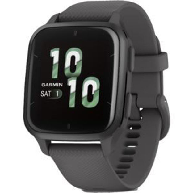 Picture of Venu Sq 2, Slate Aluminum Bezel/Shadow Gray 40mm Case & Silicone Band