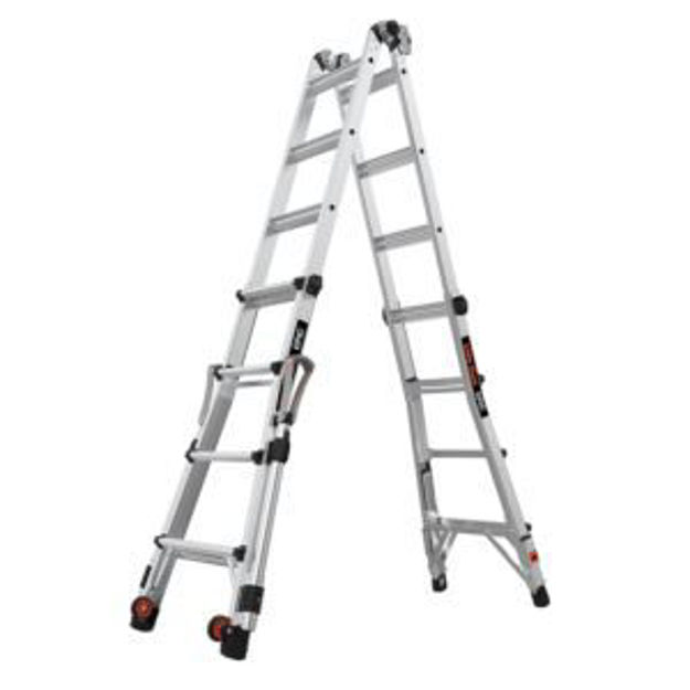 Picture of Epic Model 17 Aluminum Articulated Extendable Type IA Ladder w/ Epic Bundle