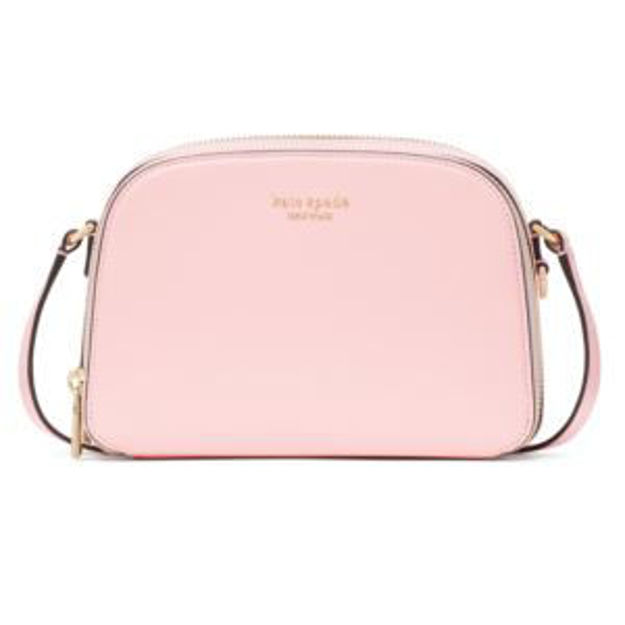 Picture of Devin Double Zip Dome Crossbody - Pastry Pink