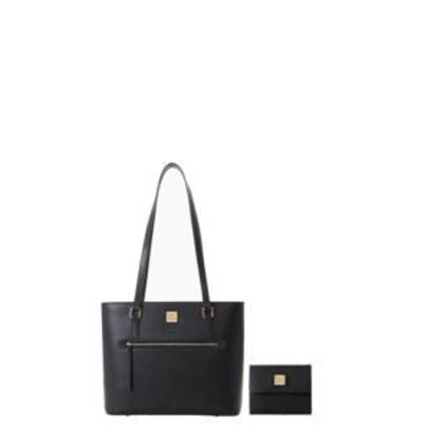 Picture of Saffiano Shopper and Small Flap Wallet Set