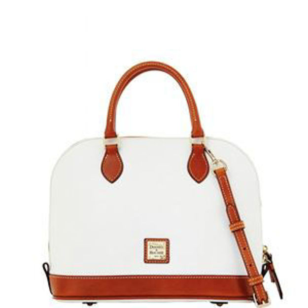 Picture of Pebble Grain Zip Zip Satchel