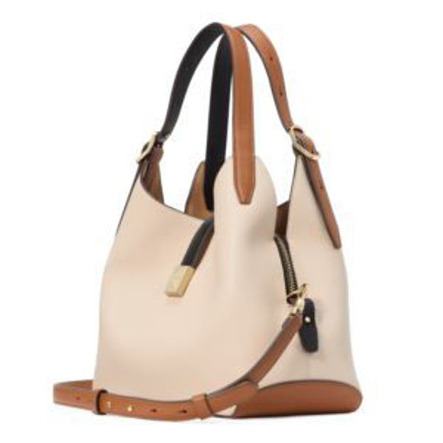 Picture of Deco Colorblocked Medium Crossbody Tote - Milk Glass Multi