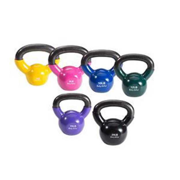 Picture of Vinyl Coated Kettlebell Set Singles - One Each: 5, 8, 10, 12, 15, 20 lbs