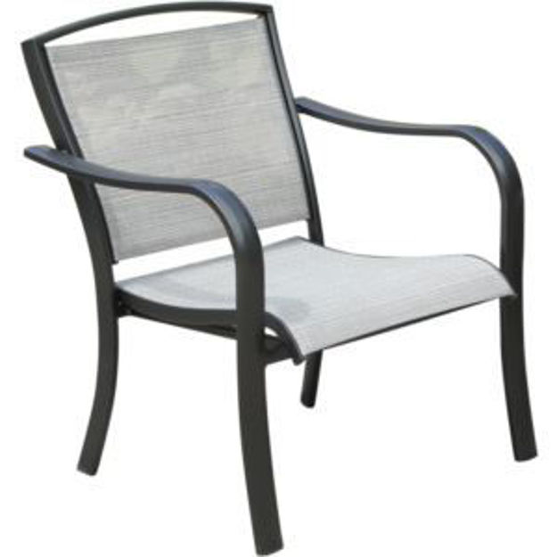 Picture of Foxhill All-Weather Commercial-Grade Aluminum Lounge Chair with Sunbrella Sling Fabric