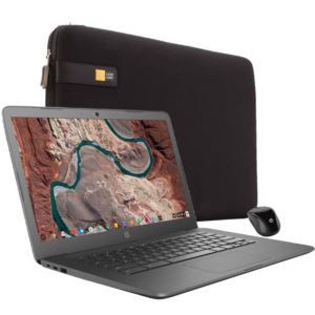 Picture of 11.6" Touchscreen Chromebook w/ wireless mouse and carrying case