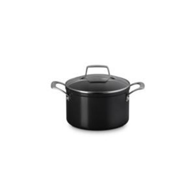 Picture of 4qt Essential Nonstick Ceramic Stockpot w/ Glass Lid