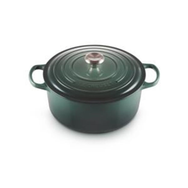 Picture of 7.25qt Signature Cast Iron Round Dutch Oven Artichaut