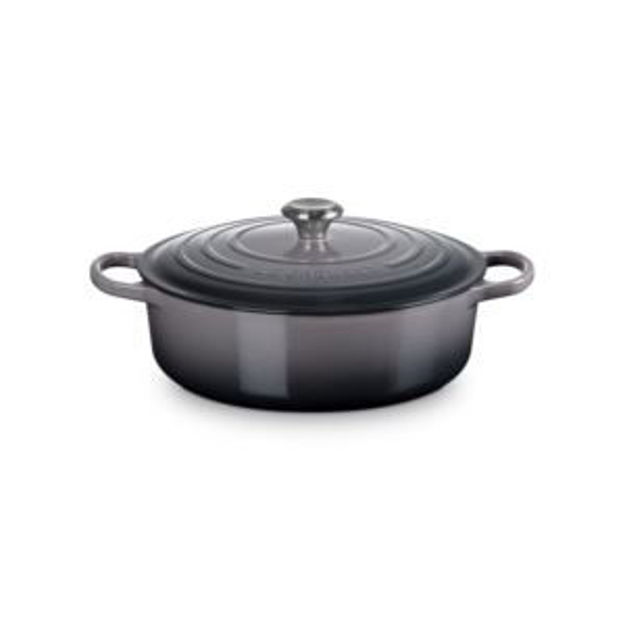 Picture of 6.75qt Signature Cast Iron Round Wide Oven Oyster