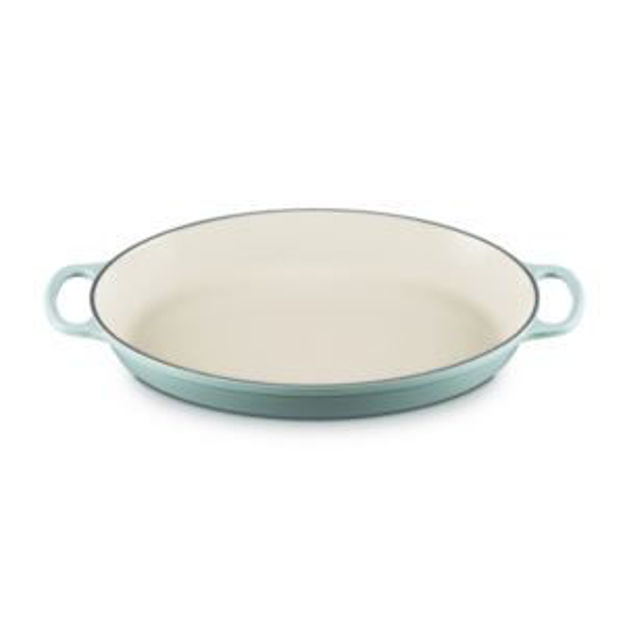 Picture of 3qt Signature Cast Iron Oval Baker Sea Salt