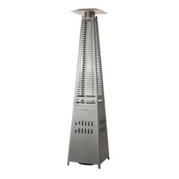 Picture of Modern Pyramid Flame Patio Heater Platinum