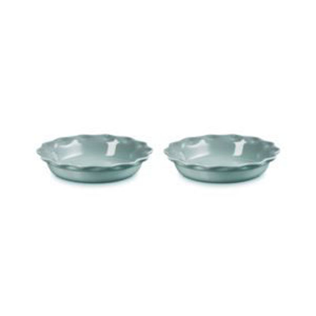 Picture of Set of 2 Heritage Pie Dishes Sea Salt