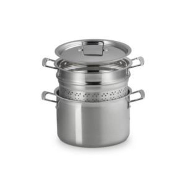 Picture of 7.6qt Classic Stainless Steel Pasta Pot w/ Colandar Insert